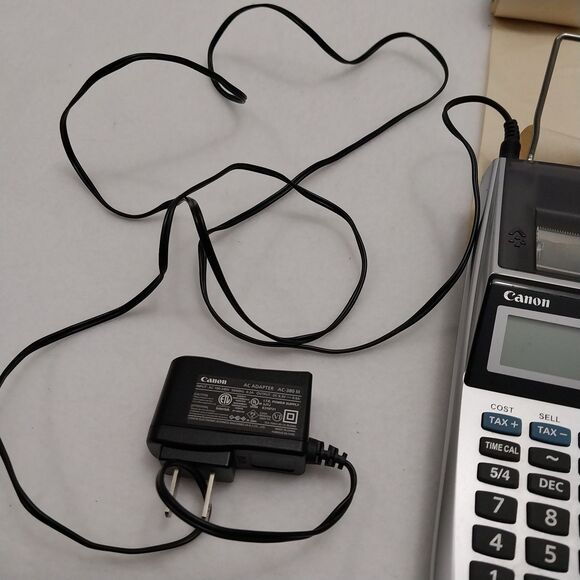 Canon Palm Printer P1-DH V 12 Digits Adding Machine #X20 - Picture 7 of 12